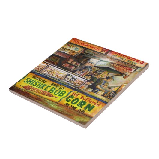 Daar kun je niet mee concurreren tegeltje (Zijkant)