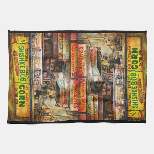 Daar kun je niet mee concurreren theedoek (Horizontaal)