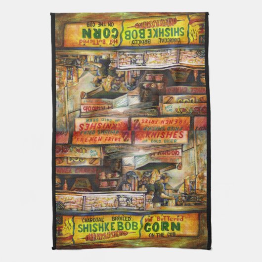 Daar kun je niet mee concurreren theedoek (Verticaal)