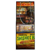 Daar kun je niet mee concurreren wijn cadeautas (Achterkant)