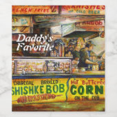 Daar kun je niet mee concurreren wijn etiket (Enkel label)