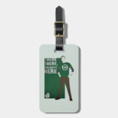 Daar, Sheldon is hier. Bagagelabel (Voorkant verticaal)