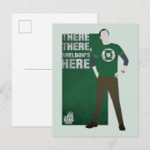 Daar, Sheldon is hier. Briefkaart (Voorkant / Achterkant)