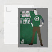 Daar, Sheldon is hier. Briefkaart (Voorkant / Achterkant)