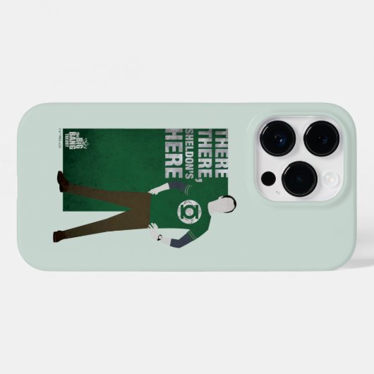 Daar, Sheldon is hier. Case-Mate iPhone Case (Achterkant (horizontaal))