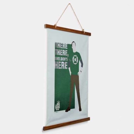 Daar, Sheldon is hier. Hangend Wandkleed (Gebogen)