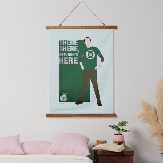 Daar, Sheldon is hier. Hangend Wandkleed (Slaapkamer)