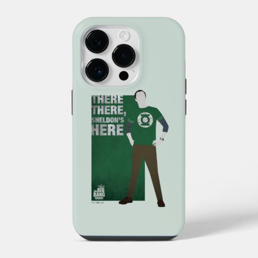 Daar, Sheldon is hier. iPhone Hoesje (Achterkant)