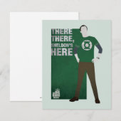 Daar, Sheldon is hier. Notitiekaartje (Voorkant / Achterkant)
