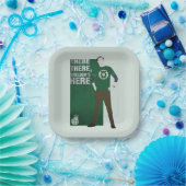 Daar, Sheldon is hier. Papieren Bordje (Feest)