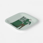 Daar, Sheldon is hier. Papieren Bordje (Gebogen)