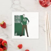 Daar, Sheldon is hier. Servet (Insitu)