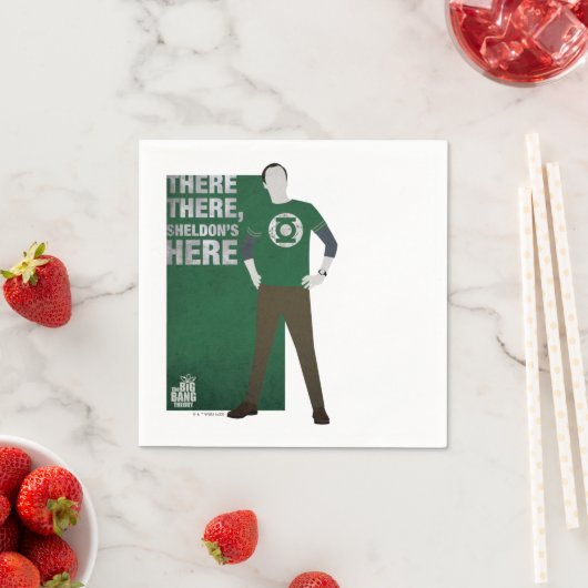 Daar, Sheldon is hier. Servet (Insitu)