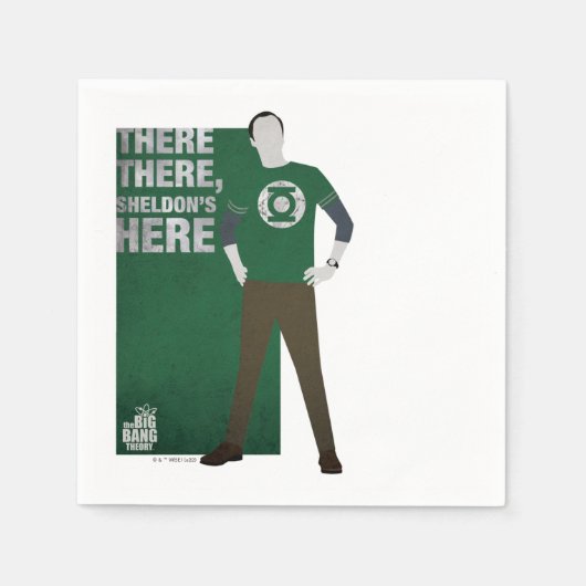 Daar, Sheldon is hier. Servet (Voorkant)