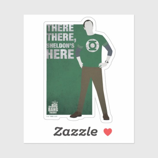 Daar, Sheldon is hier. Sticker (Vel)