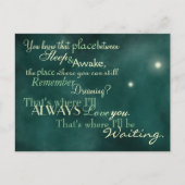 "Daar wacht ik op" Briefkaart (Voorkant)