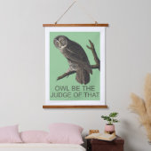 DAAR ZAL JE OVER OORDELEN HANGEND WANDKLEED (Slaapkamer)