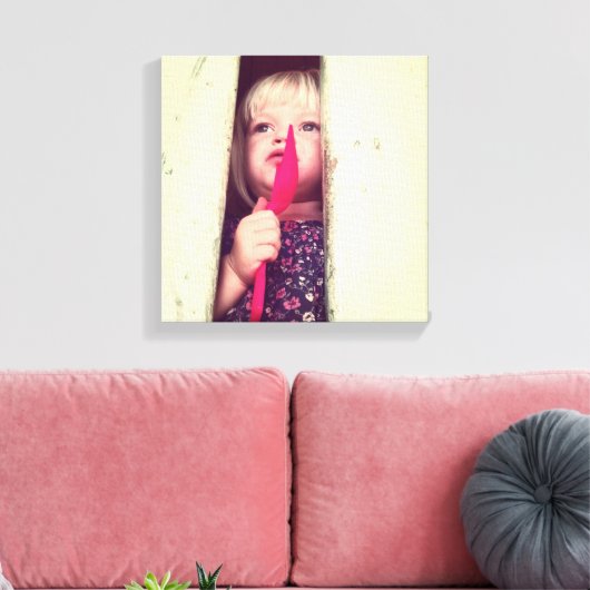 Daar ziet er goed uit canvas afdruk (Insitu (Woonkamer))