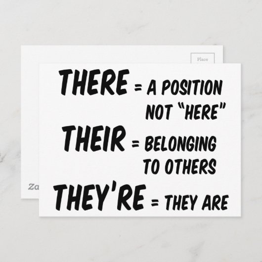 Daar zijn ze briefkaart (Voorkant / Achterkant)