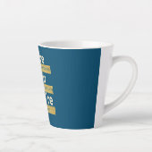 Daar zijn ze geen Engelse Grammar Funny Latte Mok (Rechts)