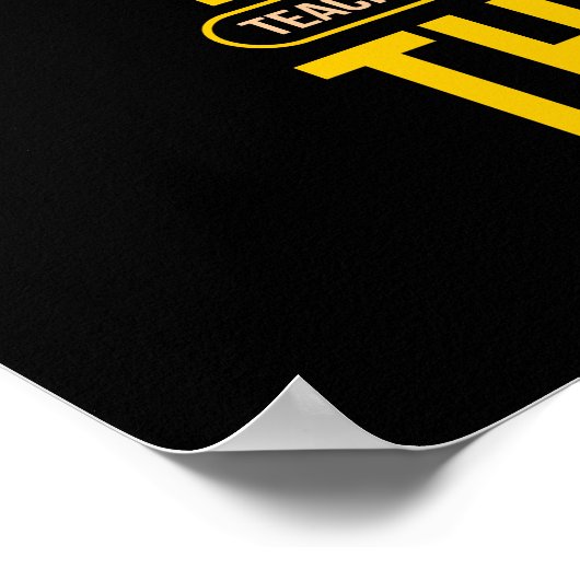 Daar zijn ze leraar Engels Poster (Hoek)