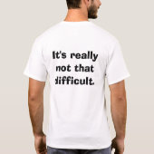 Daar zijn ze. t-shirt (Achterkant)