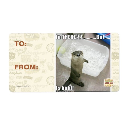 Daarbinnen? Is Kold! Etiket (Voorkant)