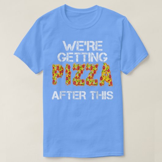 Daarna kregen we Pizza T-shirt (Design voorkant)