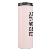 Daarna krijgen we Pizza | Waterfles Thermosbeker (Achterkant)