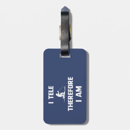 Daarom ben ik bagagelabel (Achterkant verticaal)