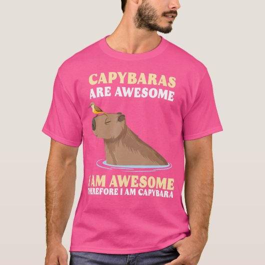 Daarom ben ik Capybara T-shirt (Voorkant)