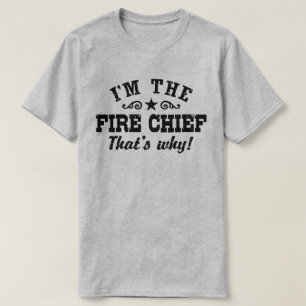 Daarom ben ik de brandweerman. t-shirt