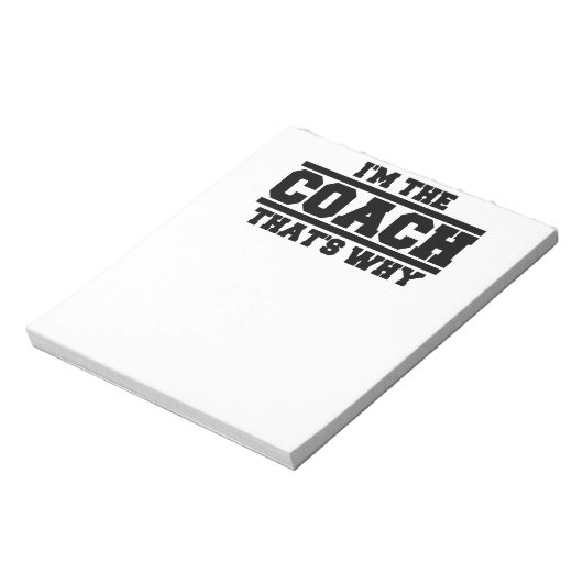 Daarom ben ik de coach notitieblok (Linkerzijde)