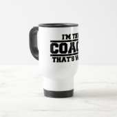 Daarom ben ik de coach reisbeker (Voorkant links)