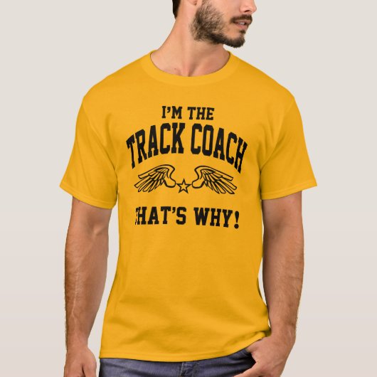 Daarom ben ik de spoorcoach t-shirt (Voorkant)