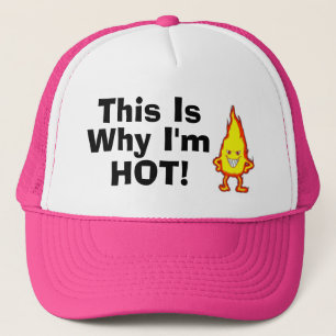 Daarom ben ik heet! trucker pet