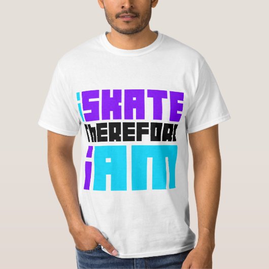 Daarom ben ik SCHAATS T-shirt (Voorkant)