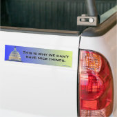 Daarom... Bumpersticker (Op Truck)