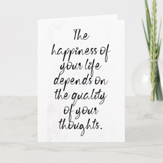 DAAROM DENK IK ALTIJD AAN ***JIJ*** KAART (Voorkant)