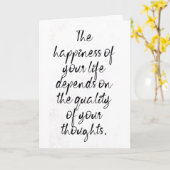 DAAROM DENK IK ALTIJD AAN ***JIJ*** KAART (Gele Bloem)