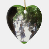 Daarom gaan we! keramisch ornament (Rechts)