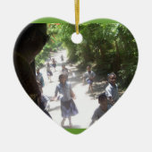 Daarom gaan we! keramisch ornament (Voorkant)