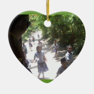 Daarom gaan we! keramisch ornament