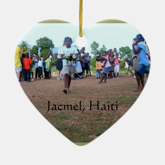 Daarom gaan we! keramisch ornament (Achterkant)