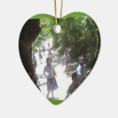 Daarom gaan we! keramisch ornament (Links)