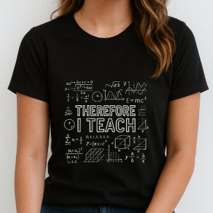 Daarom Geef Ik Les T-shirt; Wiskunde Vergelijkinge T-shirt