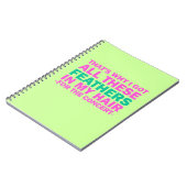 Daarom heb ik al deze veren in mijn haar. notitieboek (Linkerzijde)