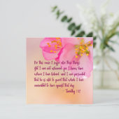 Daarom heb ik Christelijke Floral (Staand voorkant)