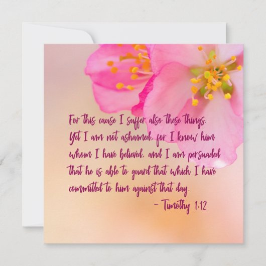Daarom heb ik Christelijke Floral (Voorkant)