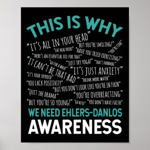 Daarom hebben we bewustwording van het syndroom va poster